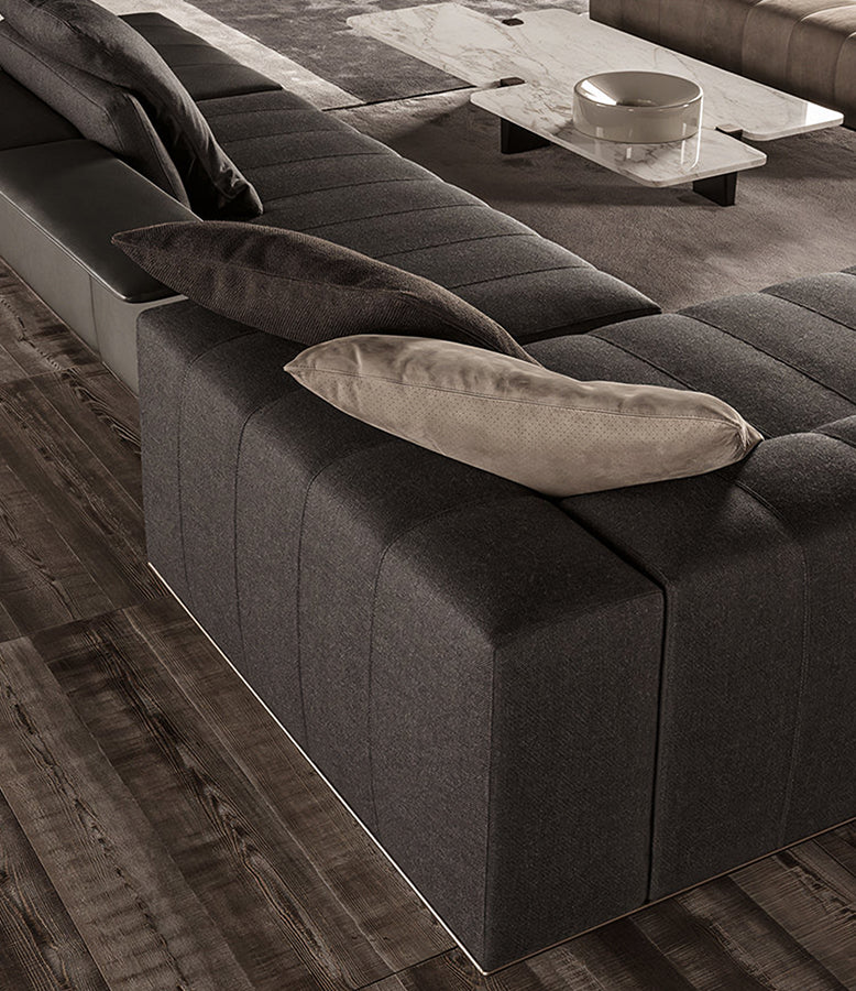 Yamamoto Three Seater, Four Seater, Four Seater Corner Sofa, Real Leather