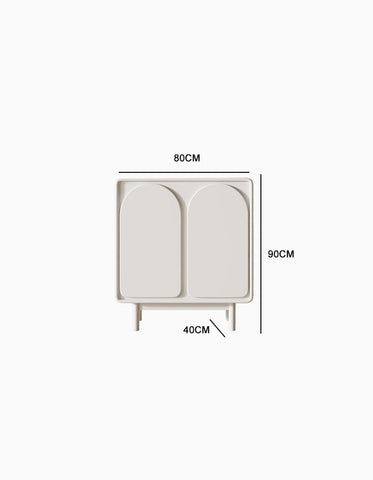 Mediterranean Style Sideboard, Cream