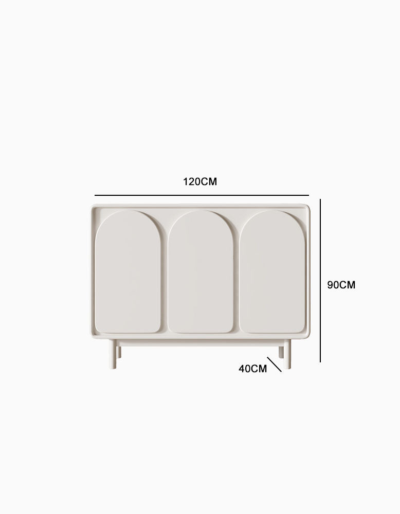 Mediterranean Style Sideboard, White｜ DC Concept