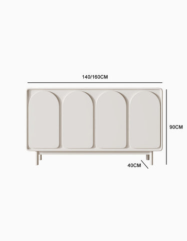 Mediterranean Style Sideboard, Cream
