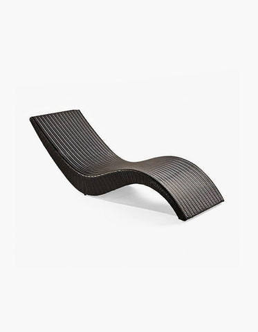 Barrow Outdoor Sun Lounger, Garden Lounger, PE Rattan