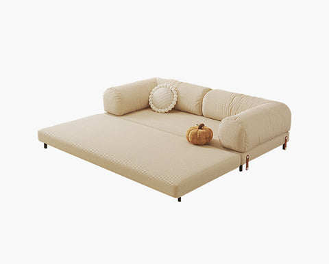 Kimura Two Seater Sofa Bed, Backrest Washable, Corduroy