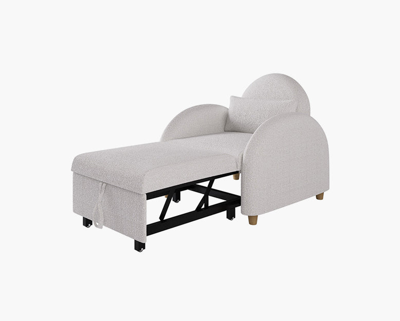 Goh Single Sofa Bed, Boucle