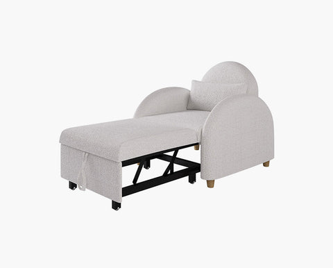 Goh Single Sofa Bed, Boucle