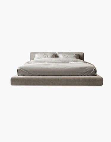 Hassan Modern King Superking Size Bed, Linen
