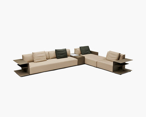 Myers Five Seater Corner Sofa, With Storage, L Shape Modular Sofa