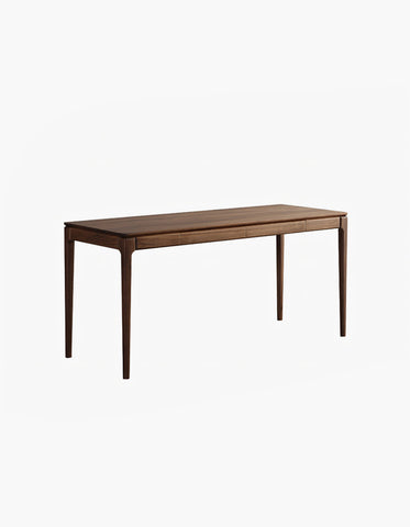 Boucher Office Desk With Storage, Solid Wood