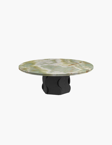 Quintero Round Coffee Table, Marble Or Travertine