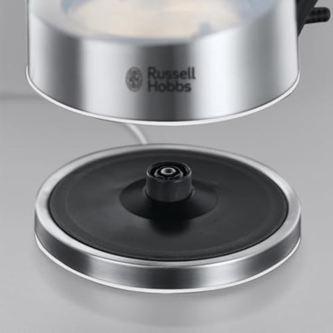 Russell Hobbs 22851 Brita Filter Purity Electric Kettle, Illuminating Filter Kettle with Brita Maxtra+ Cartridge Included, 3000 W, 1.5 Litre, Plastic