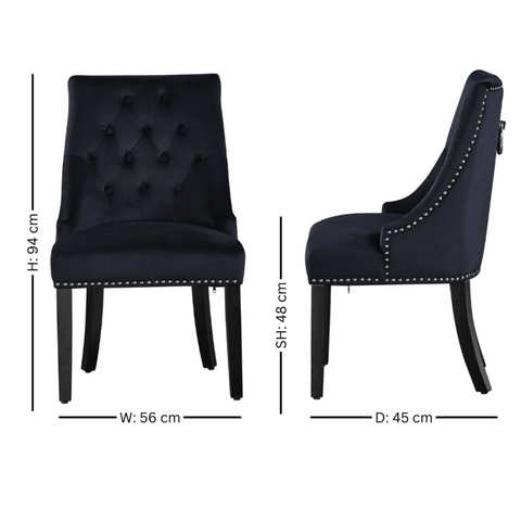 Windsor LUX Velvet Dining Chair