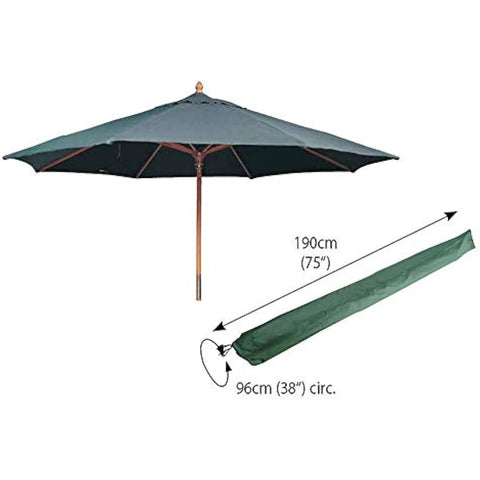 Bosmere Protector 6000 | Garden Parasol Umbrella Cover | L190cm circ.96cm | 100% Waterproof, UV Protected, Heavy Duty 600D | 6 Year Guarantee | C595