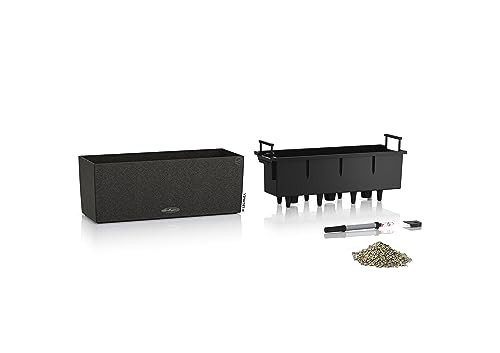 Lechuza BALCONERA Stone 50 Self Watering Planter Plastic Indoor/Outdoor Flower Plant Pot Table and Window Box with Drainage HoleH19 L50 W19 cm