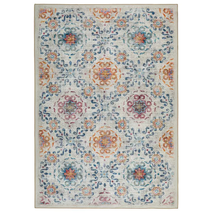 Rug Eco-Washable Modern Damask
