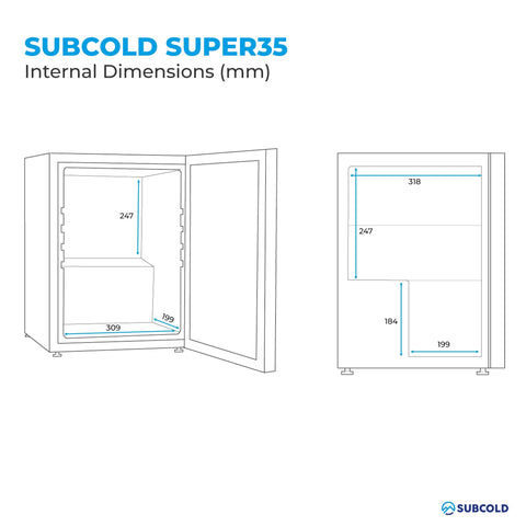 Subcold Super35 LED Beer Fridge