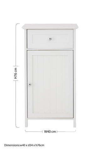 Portland 1 Inner Shelf And Drawer Cabinet