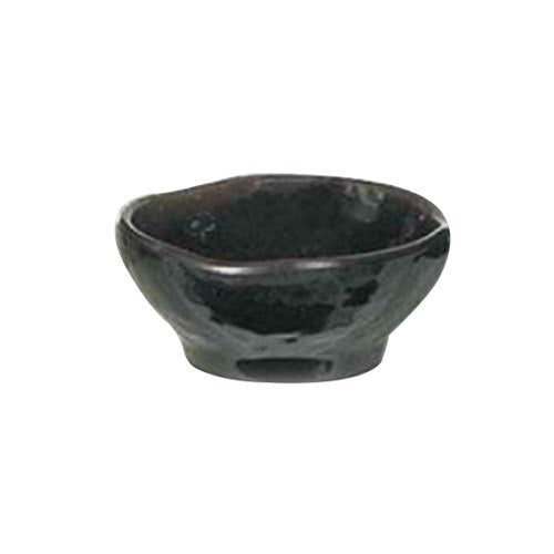 Tenmoku Melamine Wave Rice Bowl 7oz - Dozen