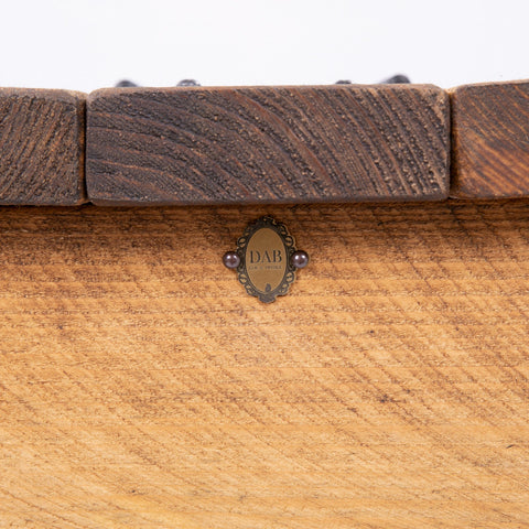 Hairpin Coffee Table Chest - Wooden Storage Box