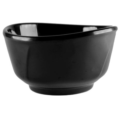 Classic Round Black Melamine Bowl 325ml / 11oz - Pack Of 12