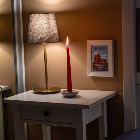 CONCRETE ROUND CANDLE HOLDER