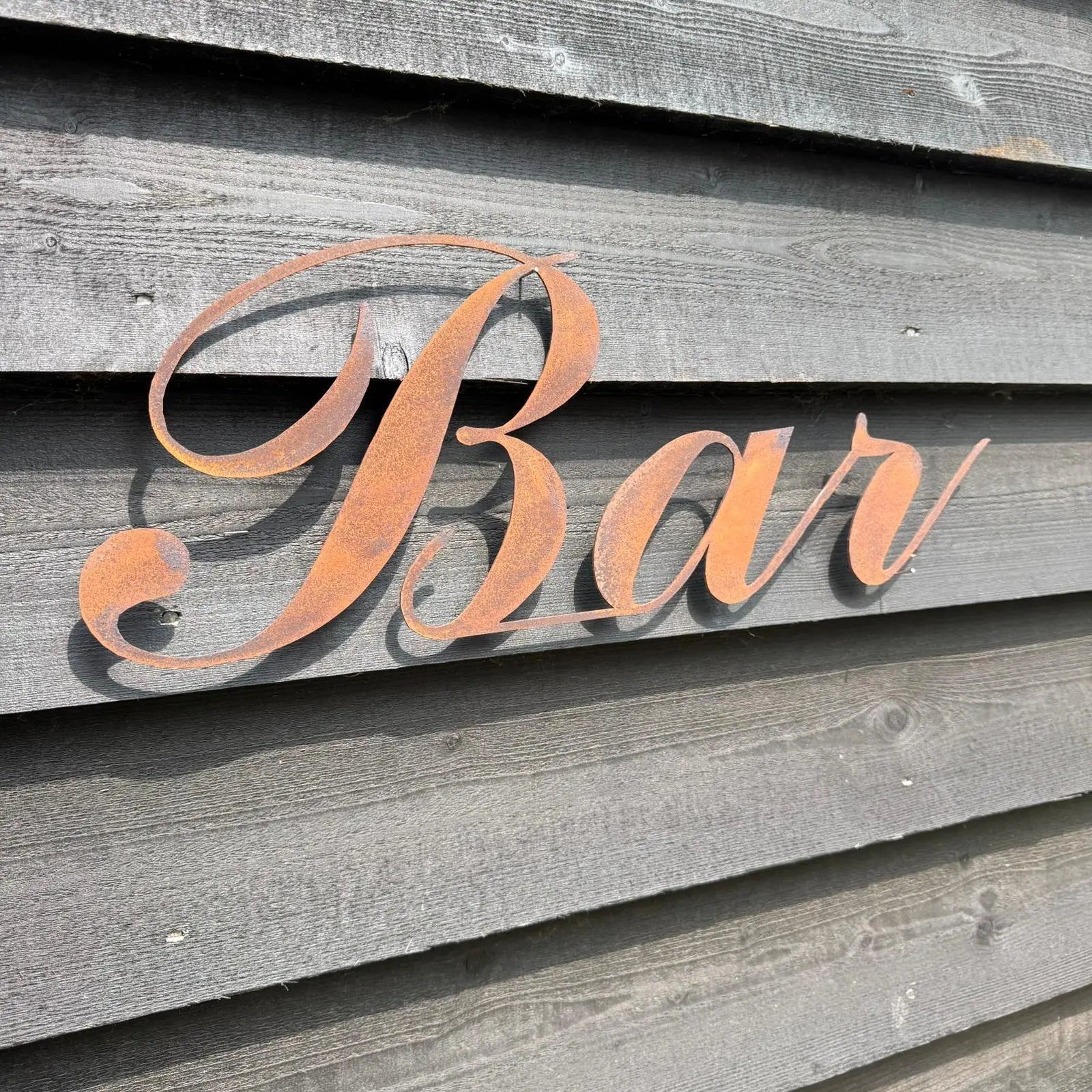 Rustic Bar Sign for Home & Garden