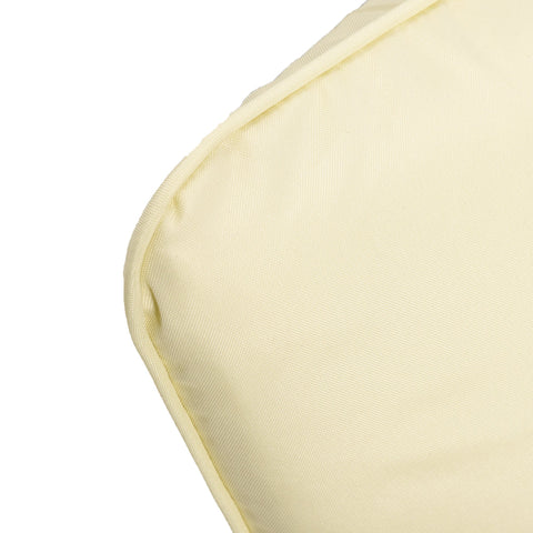 Outsunny 4 Pieces Outdoor Seat and Back Cushion Set Patio Deep Seating Chair Replacement Cushion, Beige