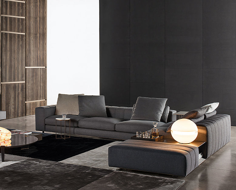 Yamamoto Three Seater, Four Seater, Four Seater Corner Sofa, Real Leather