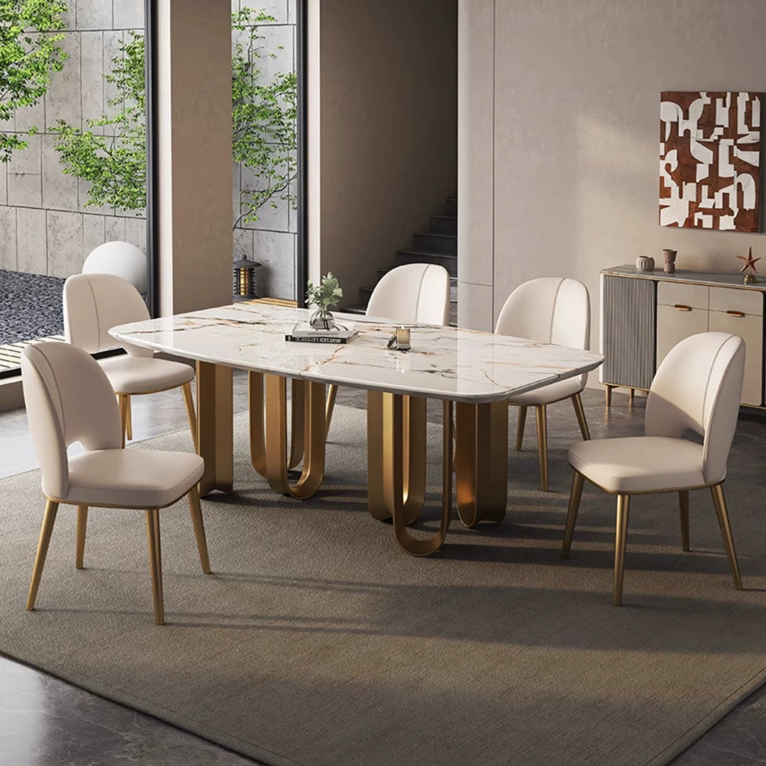 Shankar Leather Dining Chair, More Leg Colours