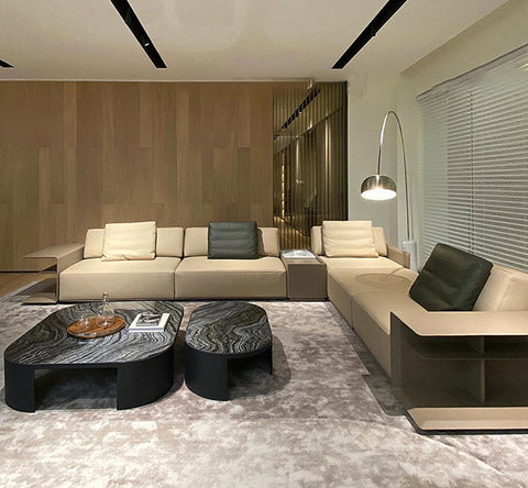 Myers Five Seater Corner Sofa, With Storage, L Shape Modular Sofa