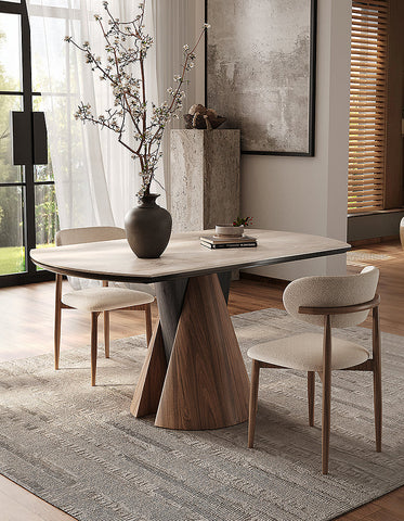Becerra Foldable Round Dining Table, Wood