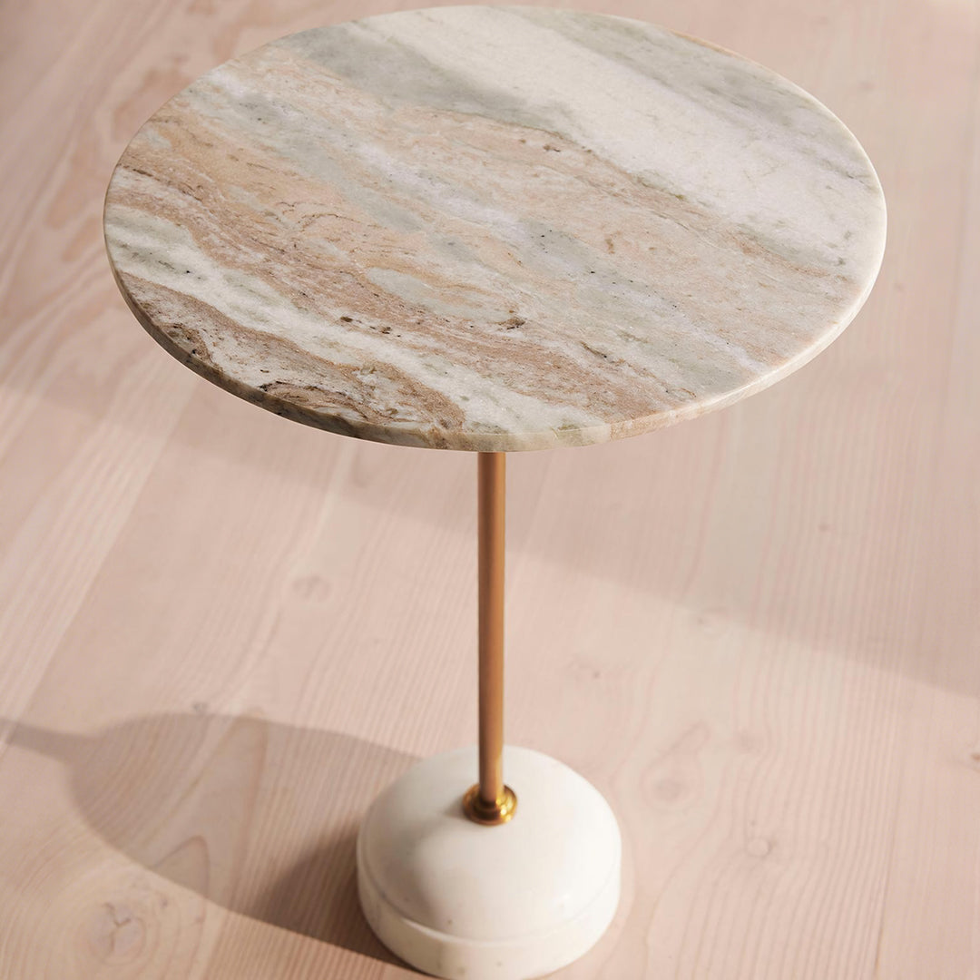 Tarantino Side Table, Marble