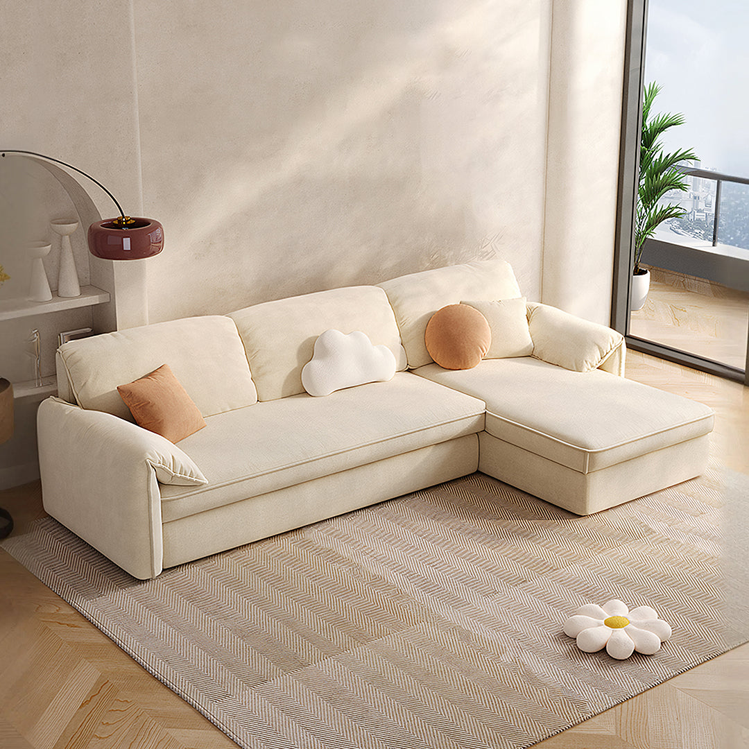 Bhatnagar Three Seater Corner Sofa Bed With Storage