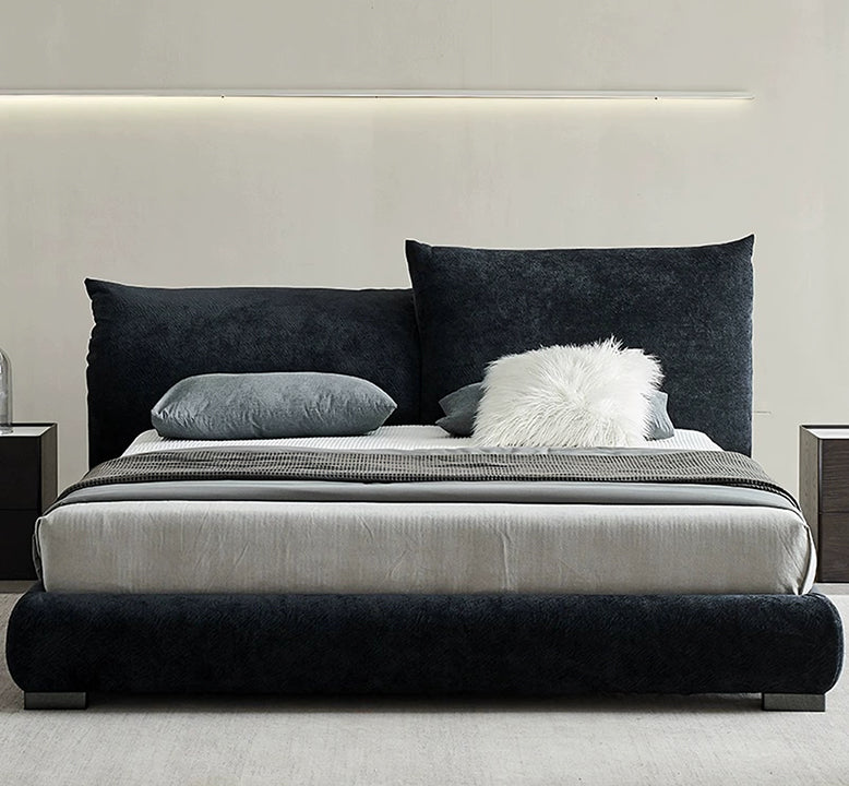 Zuri King Size And Super King Size Bed, Corduroy