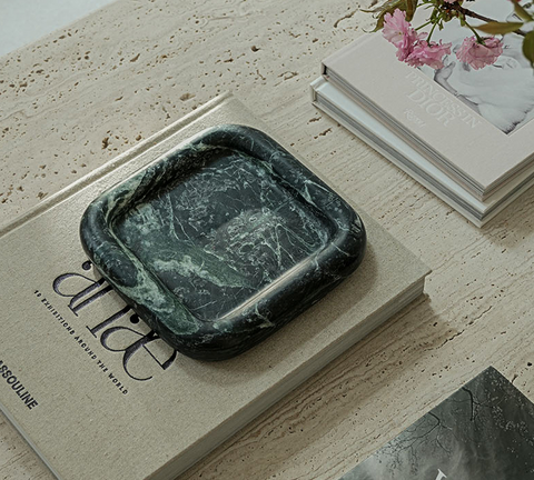 Mirembe Decorative Tray, Marble