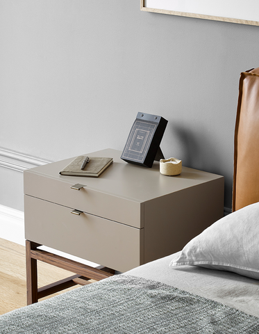 Eurydice Bedside Table, Retro Style