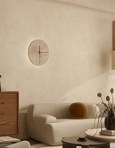 Nala Silent Clock, Stone