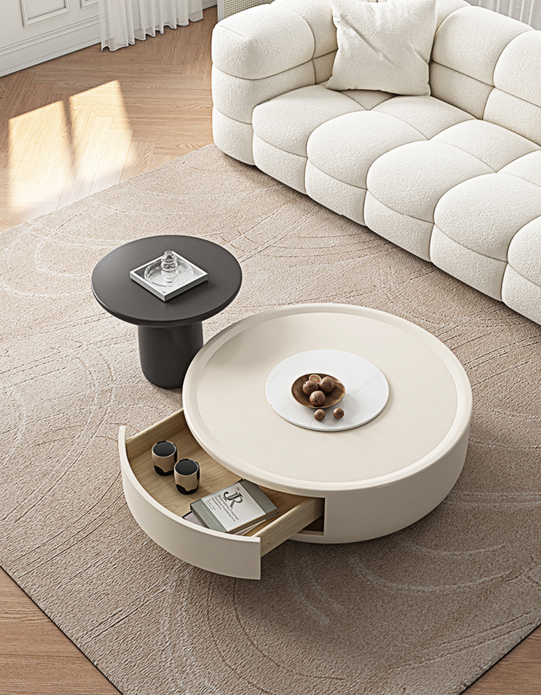 Isabella Coffee Table Set, Black & White