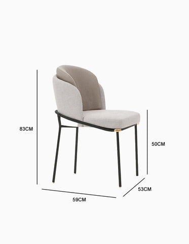 Y7 Velvet Dining Chair