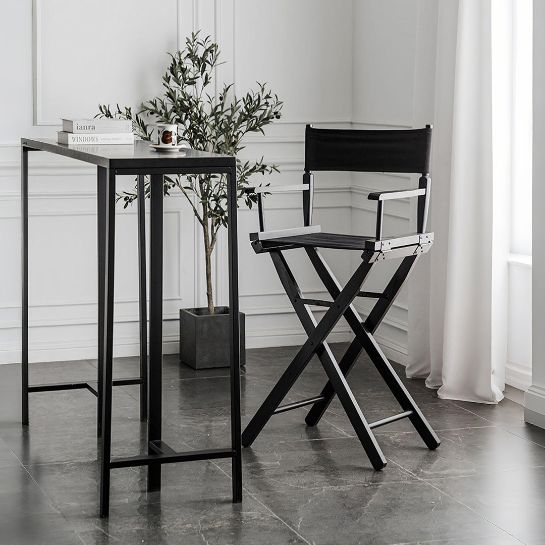 Rivas Foldable Bar Stool, Canvas