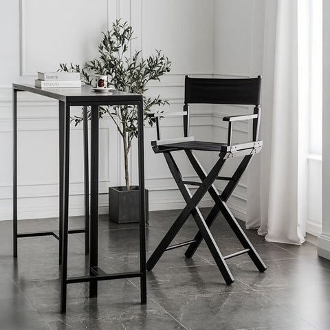 Rivas Foldable Bar Stool, Canvas