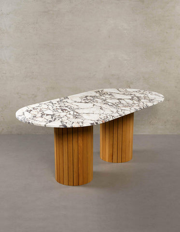 Ionescu Oval Dining Table, Marble
