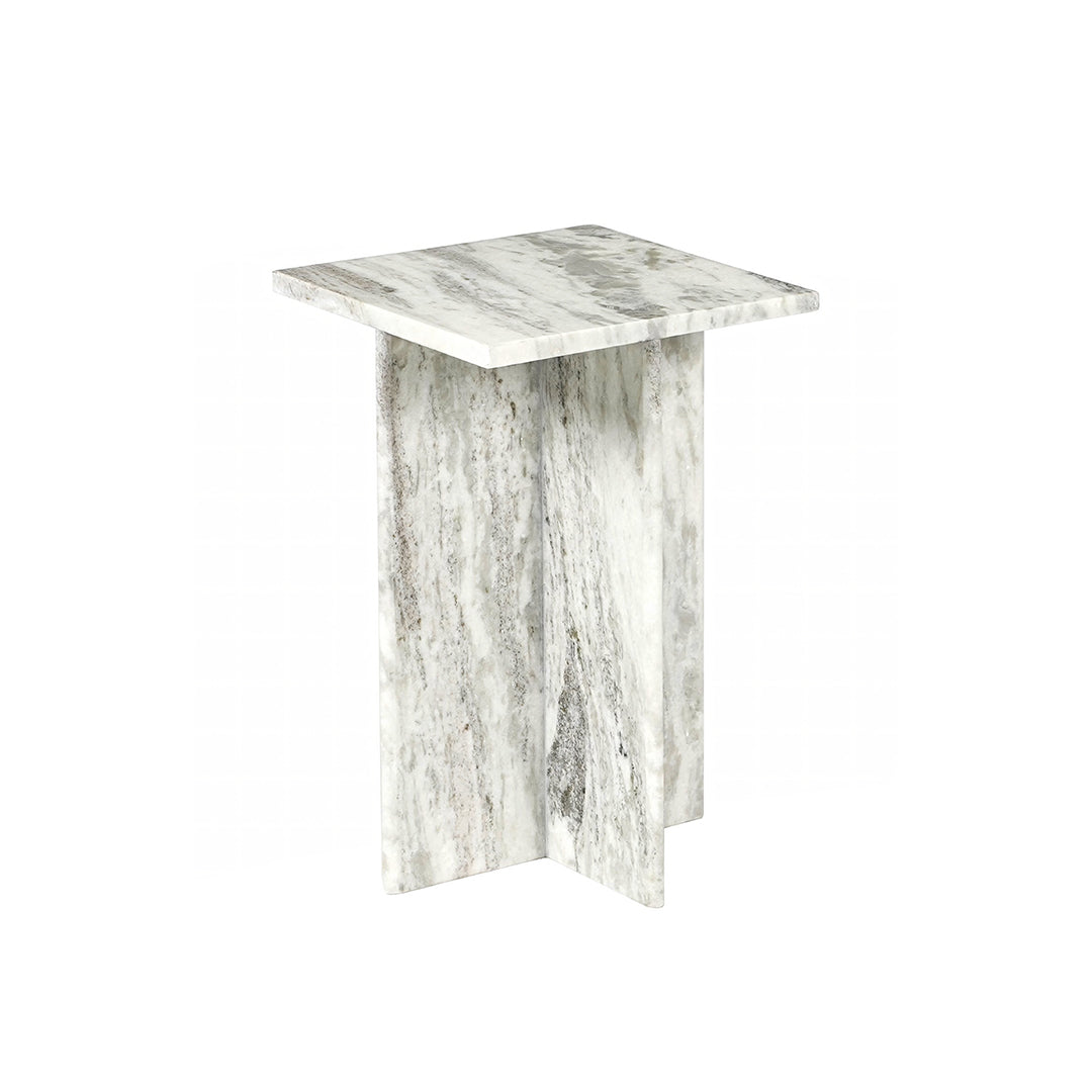 Karamchand Small Side Table, Marble
