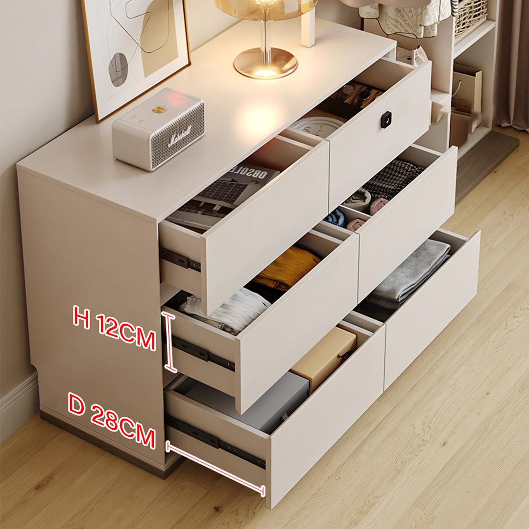 Hiroshi Coat Rack With Storage, Wardrobe With Coat Stand