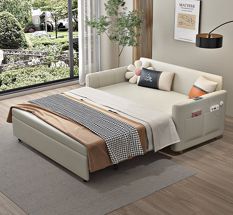 Patel Single Sofa Bed, Two Seater Sofa Bed, Leathaire, More Colours