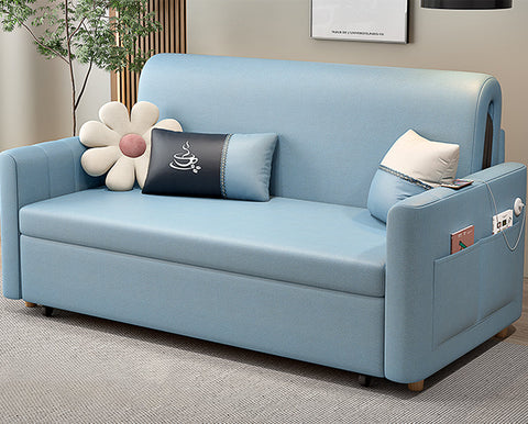 Patel Single Sofa Bed, Two Seater Sofa Bed, Leathaire, More Colours