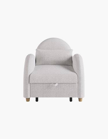 Goh Single Sofa Bed, Boucle