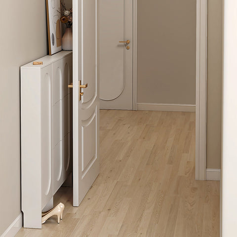 Emilio Slimline Shoe Storage For Hallway, Cream