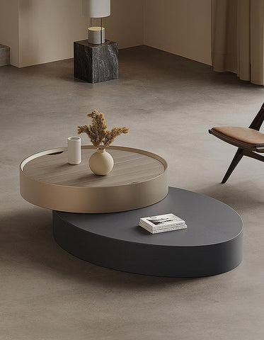 Sandoval Low Coffee Table Set With Storage, Wood