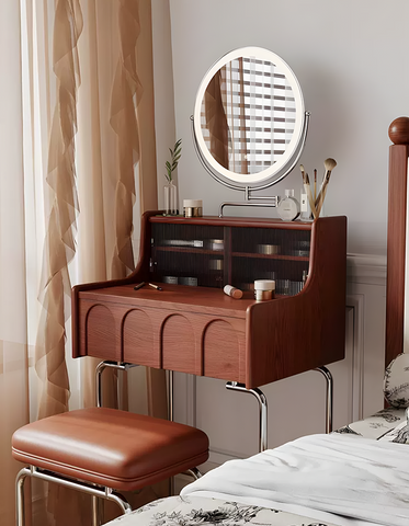 Luciana Slimline Dressing Table With Mirror
