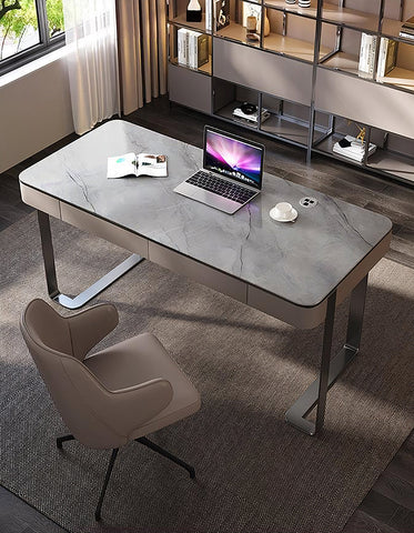 Hanna Office Desk, Sintered Stone