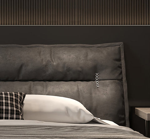 Raj King Size, Super King Size Bed With Storage, Dark Grey